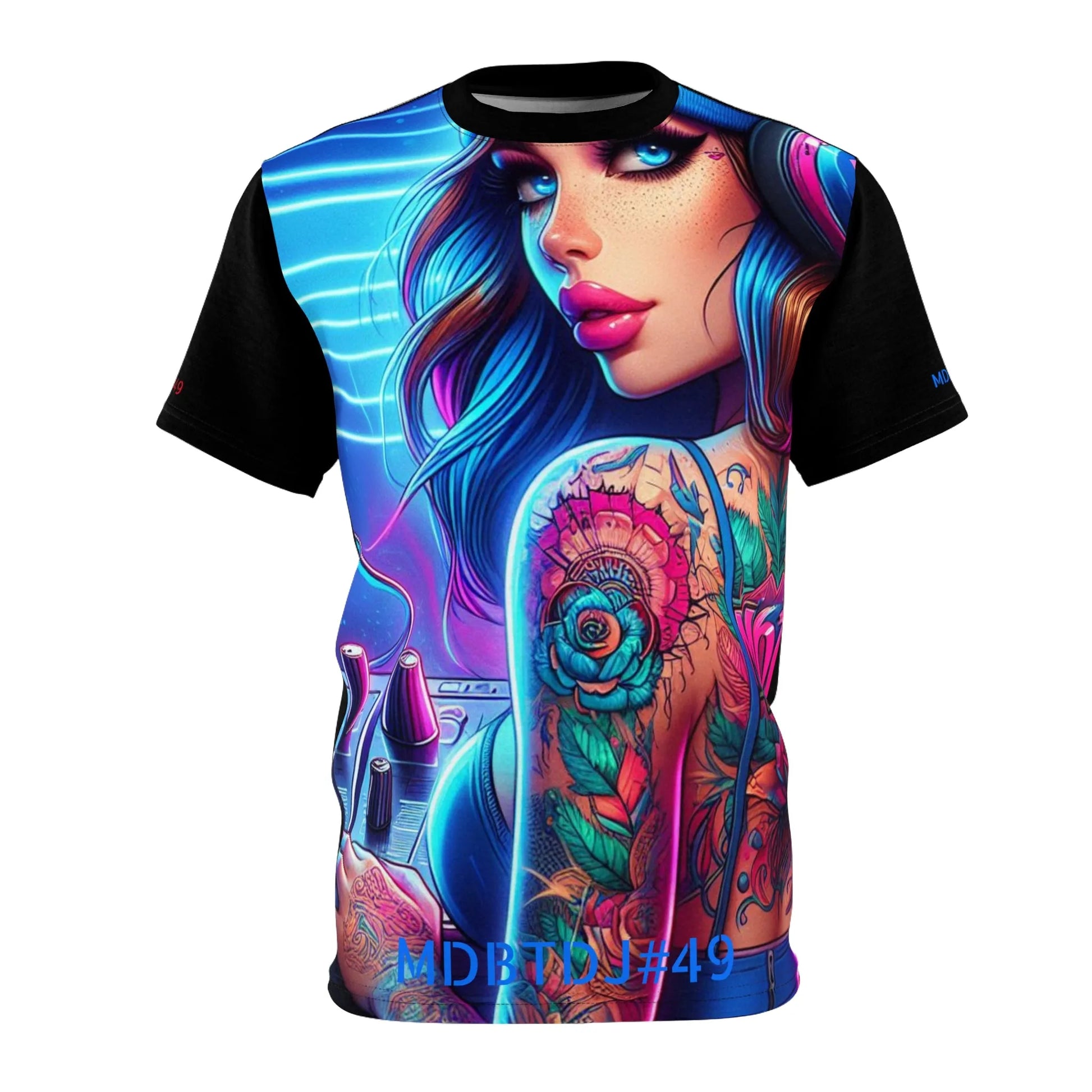 MDBTDJ#49 Premium Art Tee Shirt - Tattooed Dj's Limited Edition - Unisex, T-Shirt, T-Shirts, Tattooed Djs Shop