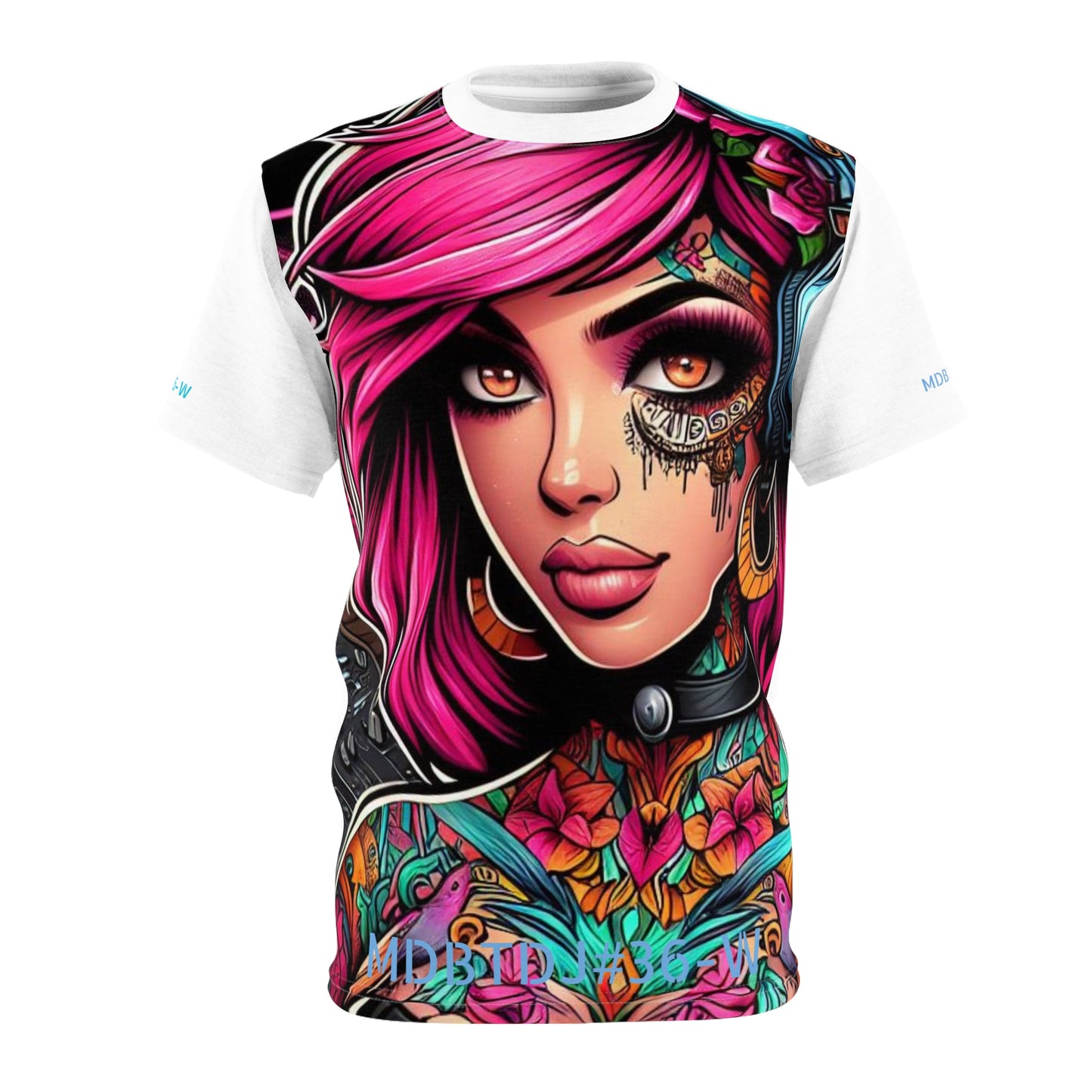 MDBTDJ#36-W Premium Art Tee Shirt - Tattooed Dj's Limited Edition - Unisex