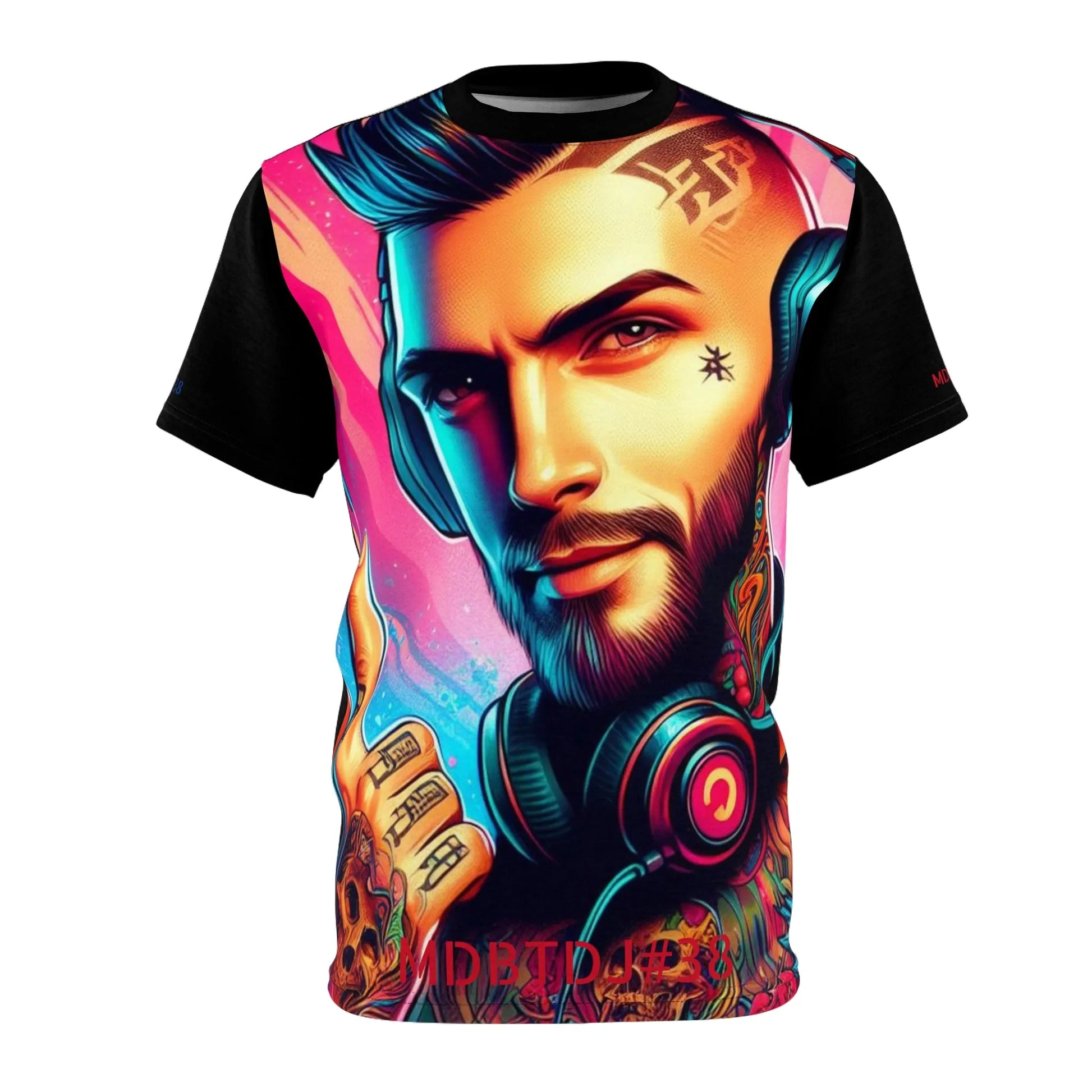 MDBTDJ#38 Premium Art Tee Shirt - Tattooed Dj's Limited Edition - Unisex, T-Shirt, T-Shirts, Tattooed Djs Shop