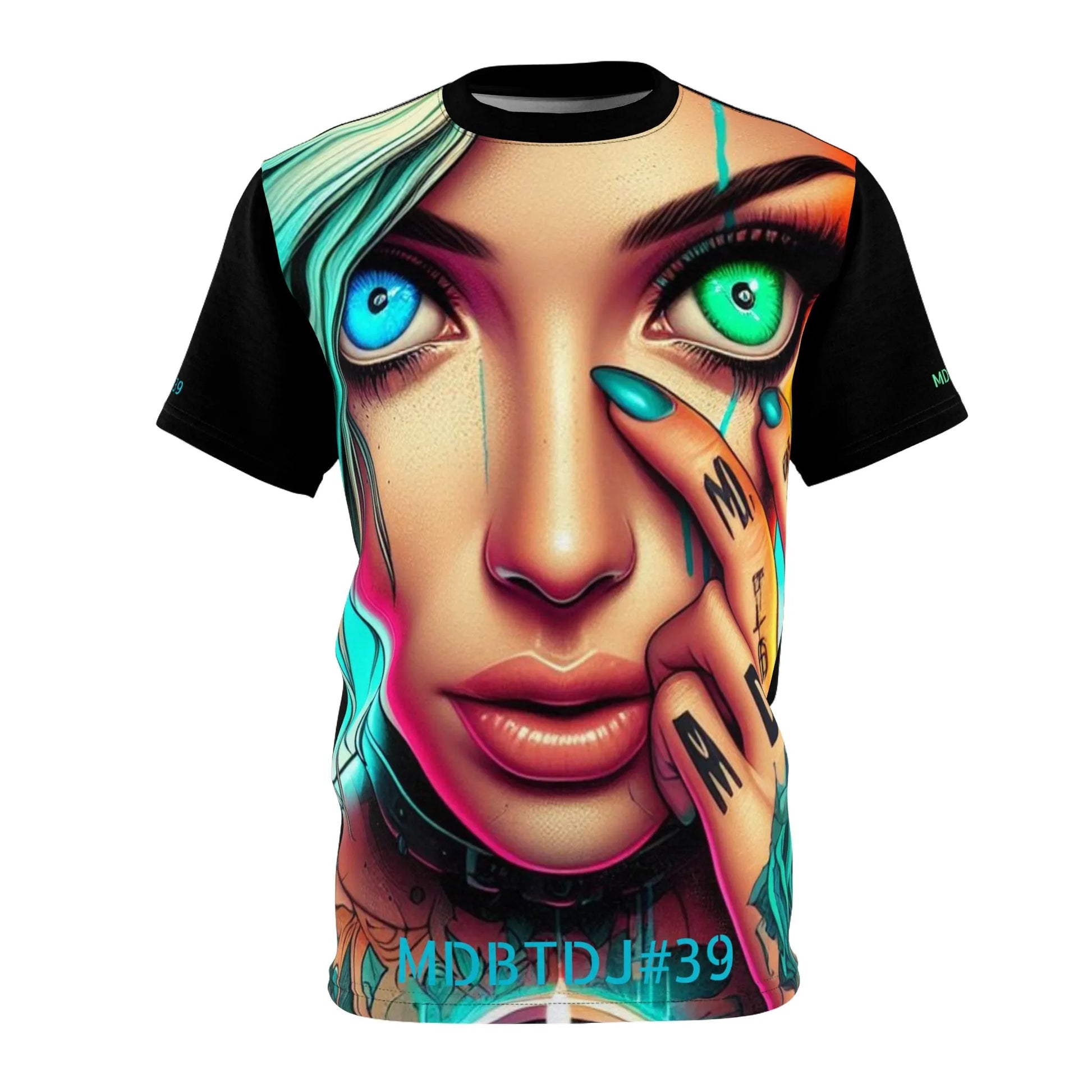 MDBTDJ#39 Premium Art Tee Shirt - Tattooed Dj's Limited Edition - Unisex, T-Shirt, Activewear Tops, Tattooed Djs Shop