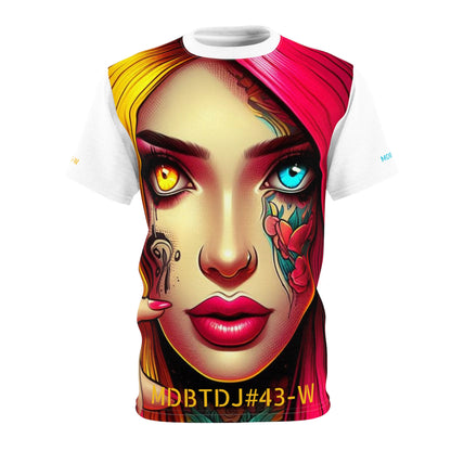 MDBTDJ#43-W Premium Art Tee Shirt - Tattooed Dj's Limited Edition - Unisex