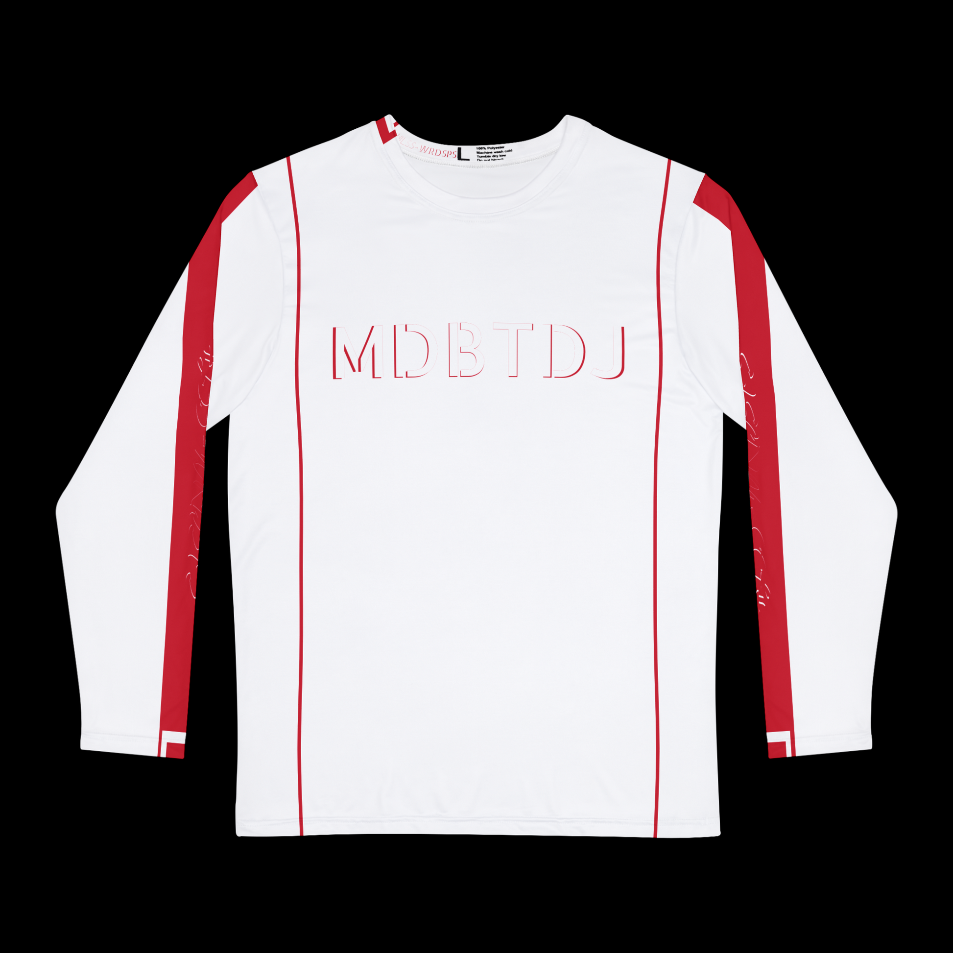 MDBTDJ#LSS-WRDSPS Premium Men's Long Sleeve Shirt, Long Sleeve Shirt, Clothing Tops, Tattooed Djs Shop