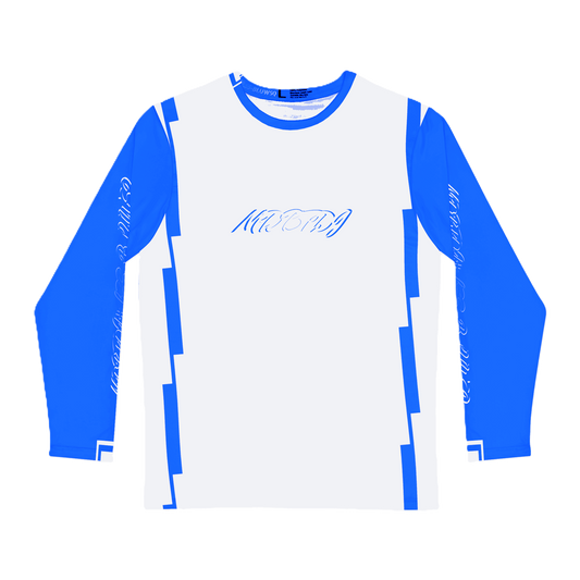 MDBTDJ#LSS-BLUWSQ Men's Long Sleeve Shirt Tattooed Dj's Limited Edition, All Over Prints, Uncategorized, Tattooed Djs Shop