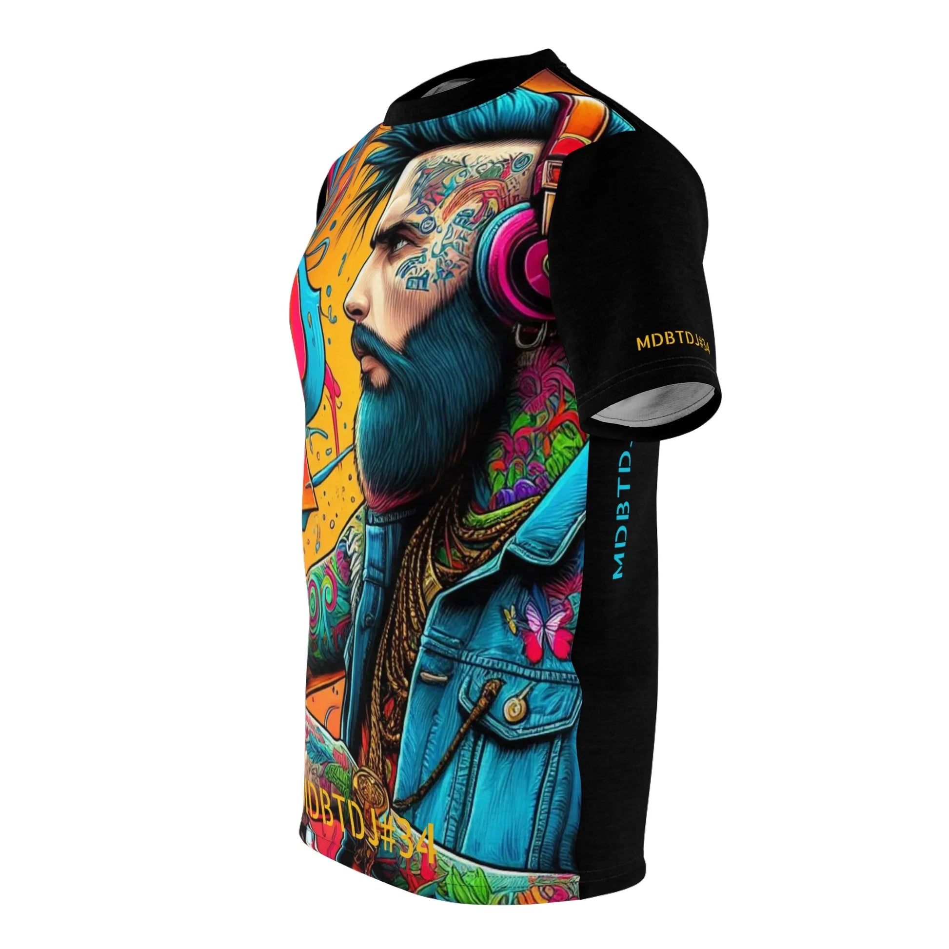 MDBTDJ#34 Premium Art Tee Shirt - Tattooed Dj's Limited Edition - Unisex, T-Shirt, T-Shirts, Tattooed Djs Shop